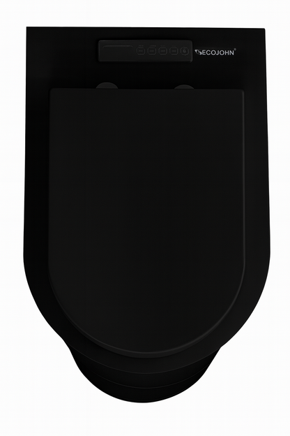 EcoJohn TinyJohn XL BLACK - Waterless Incinerating Toilet