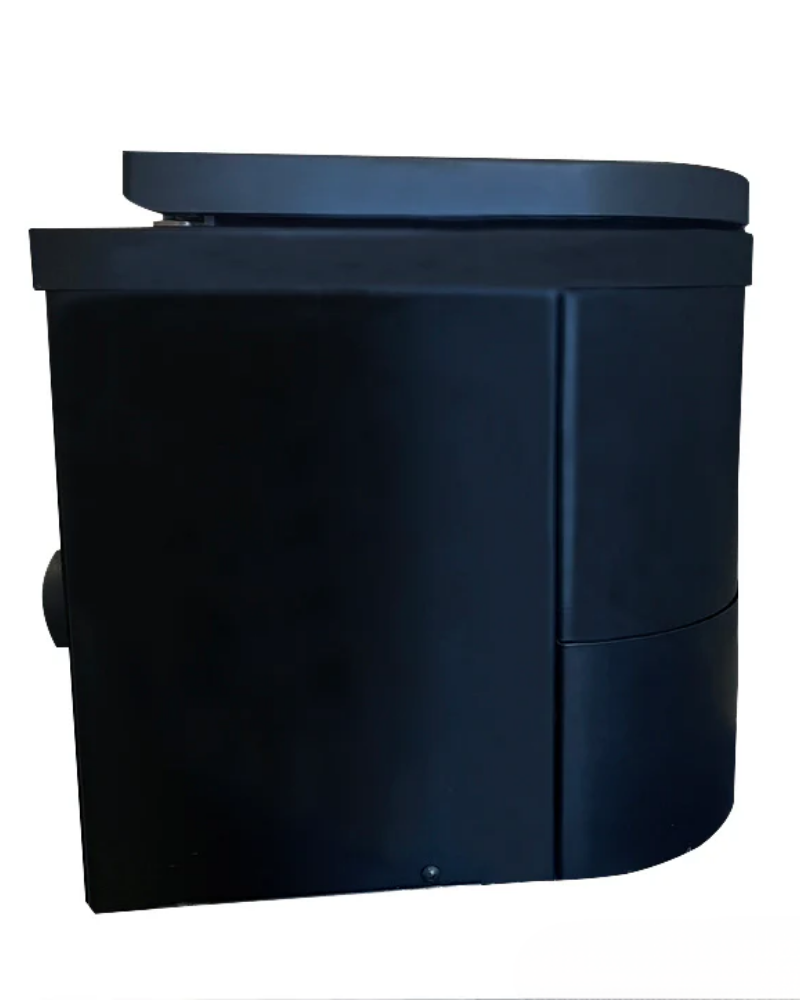 TinyJohn BLACK - Waterless Incinerating Toilet