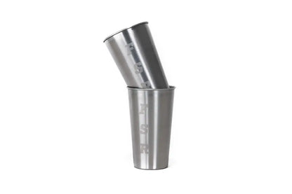 FSR Stackable 16 oz Stainless Steel Glass Set (4-Pack)