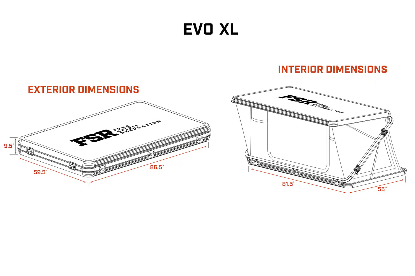 FSR Evolution V3 XL - Rooftop Tent