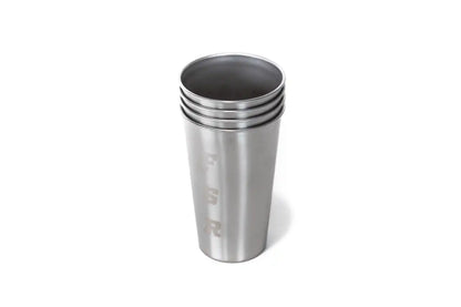 FSR Stackable 16 oz Stainless Steel Glass Set (4-Pack)