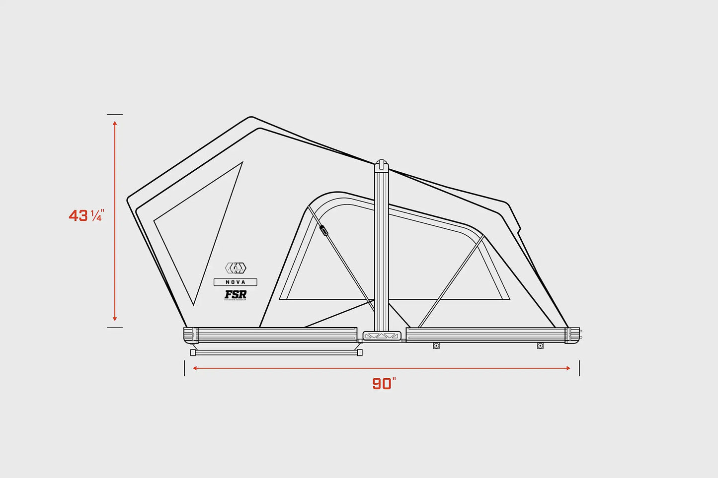 FSR Nova King - Rooftop Tent