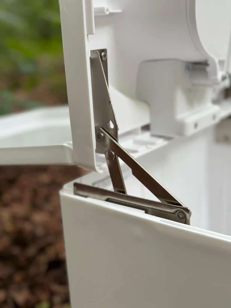 CompoCloset Stainless Steel Hinge Upgrade Kit for Cuddy Composting Toilet