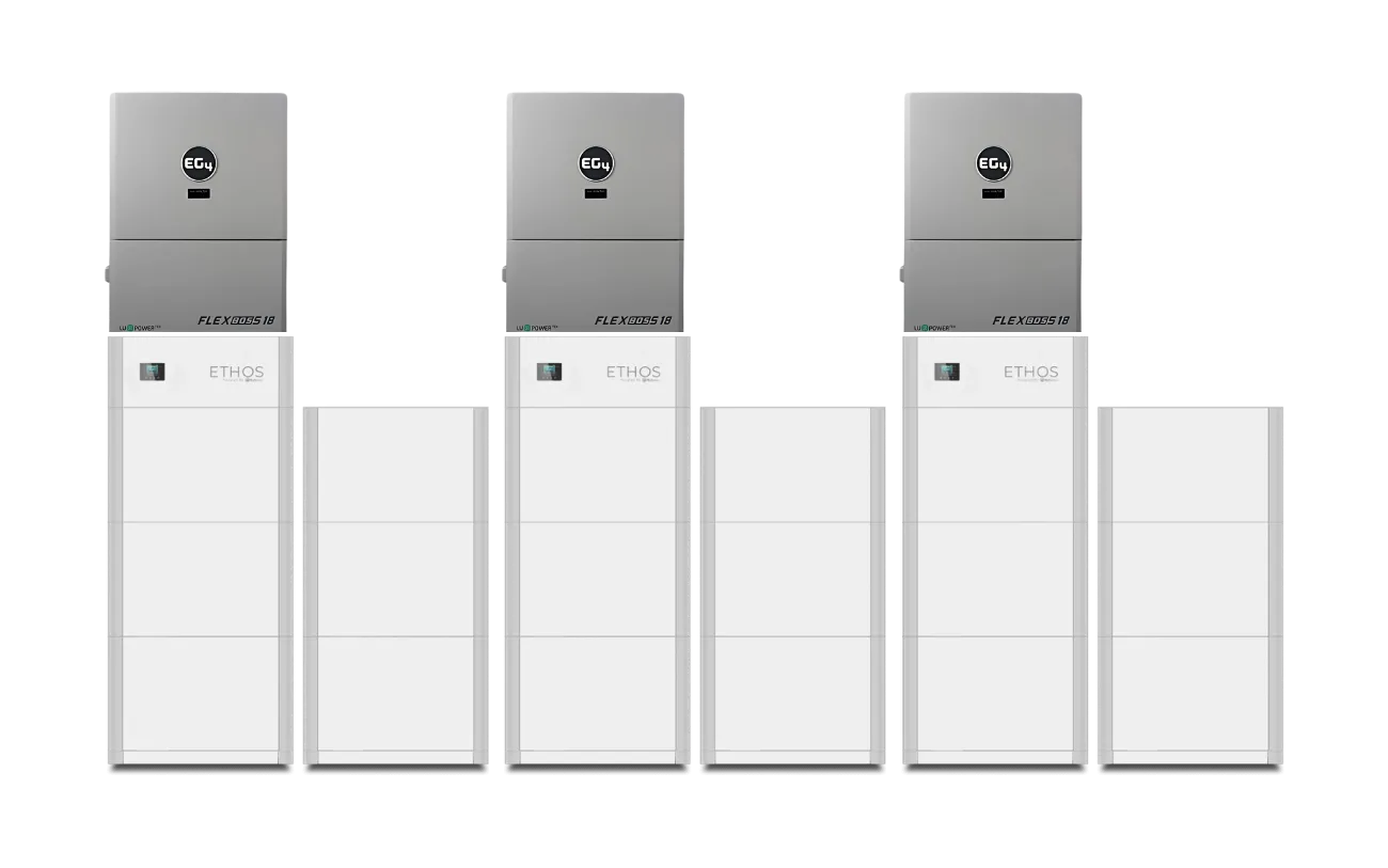 BigBattery ETHOS + EG4 FLEXBOSS18 ESS 3-Phase Energy Storage System