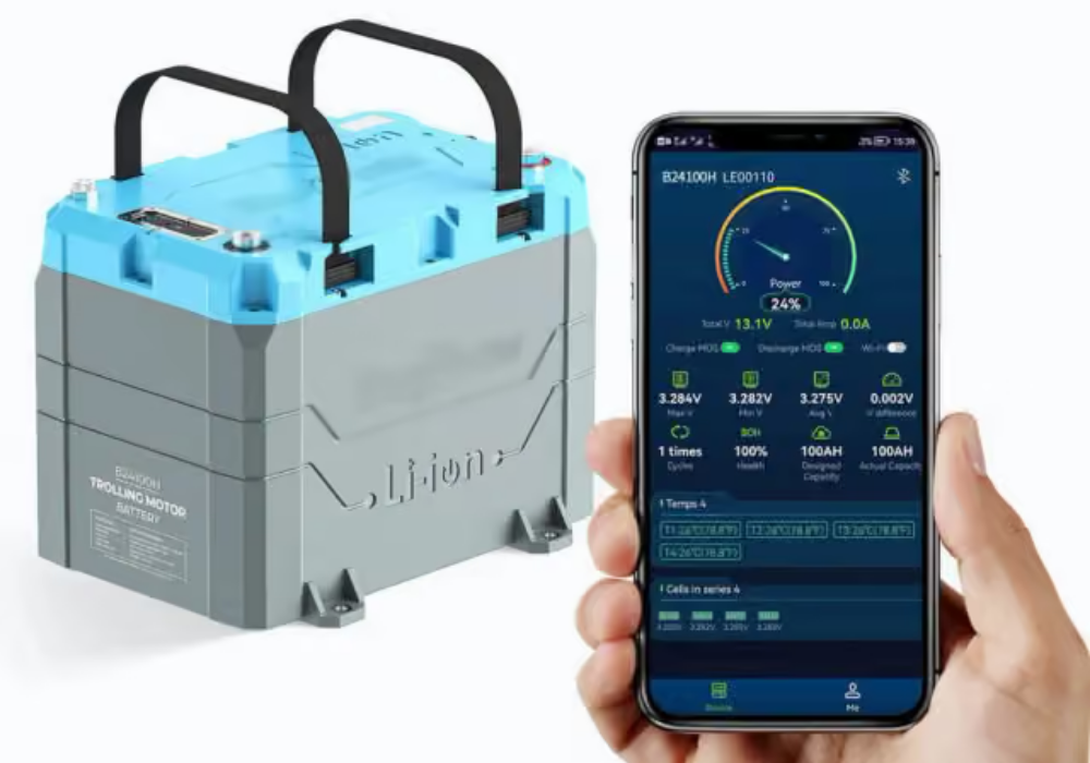 Epoch Batteries Recertified 24V 100Ah 2.56kWh Heated Bluetooth LiFePO4 Battery