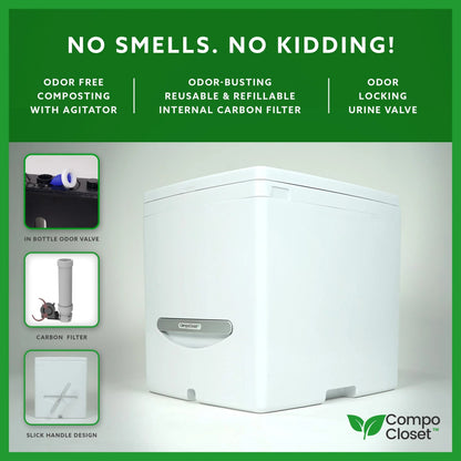 CompoCloset Cuddy Waterless Composting Toilet