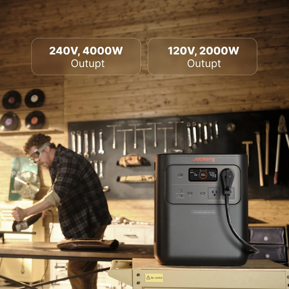 Jackery HomePower 3600 Pro Max Portable Power Station