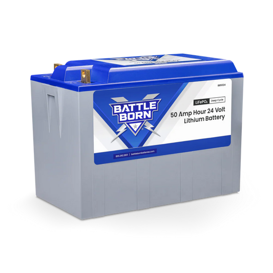 Battle Born 50Ah 24V LiFePO4 Deep Cycle Battery
