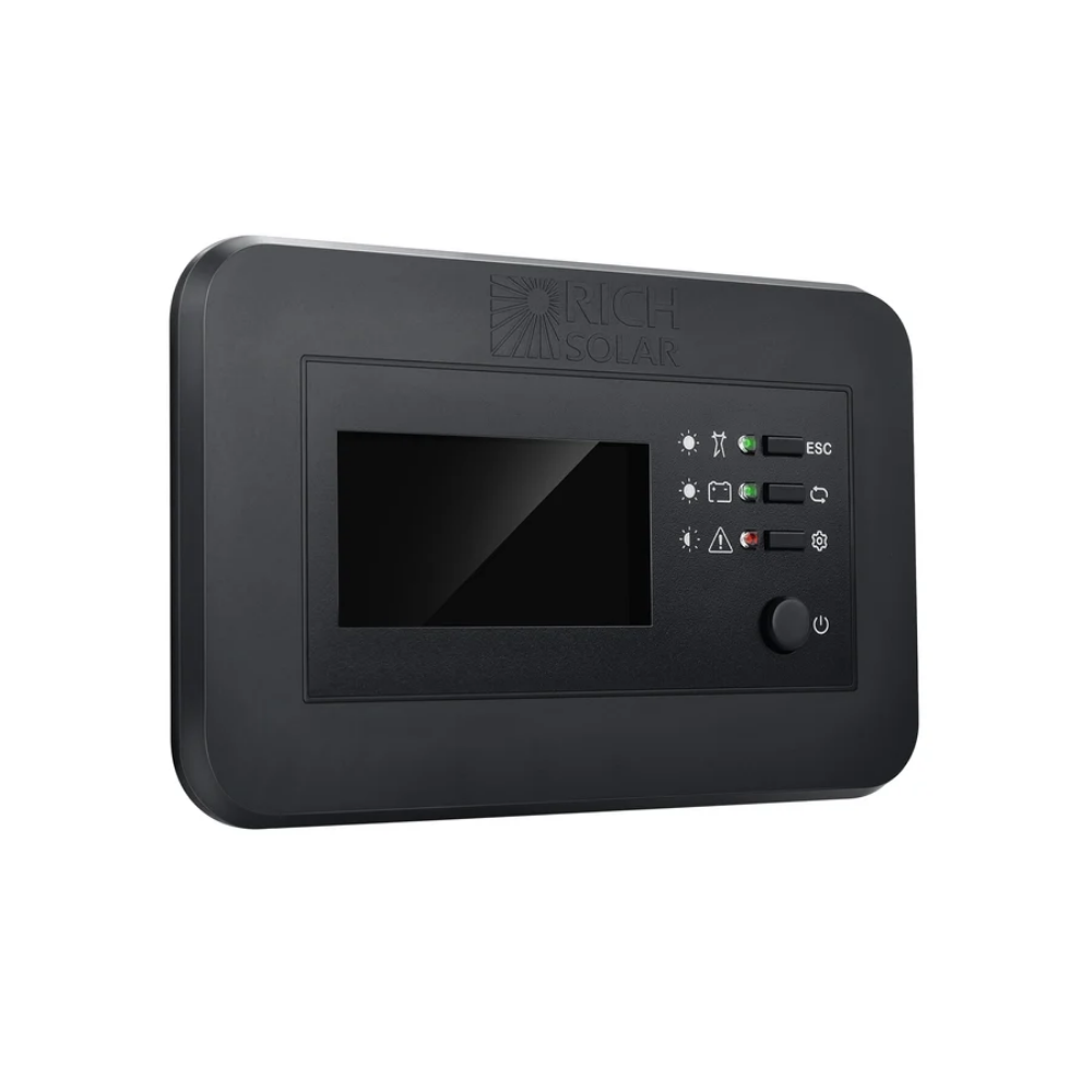 RICH SOLAR Inverter Remote Control with LCD & Bluetooth | Compatible with NOVA SWITCH & NOVA SUPERCHARGER Series Inverters
