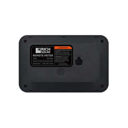 RICH SOLAR Inverter Remote Control with LCD & Bluetooth | Compatible with NOVA SWITCH & NOVA SUPERCHARGER Series Inverters