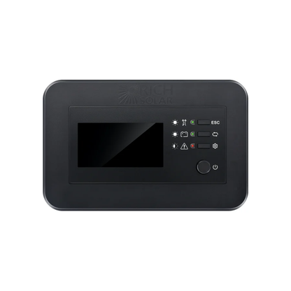 RICH SOLAR Inverter Remote Control with LCD & Bluetooth | Compatible with NOVA SWITCH & NOVA SUPERCHARGER Series Inverters