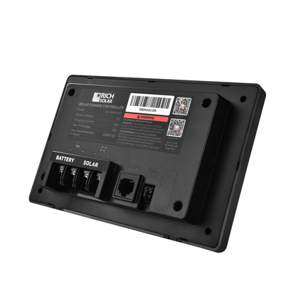 RICH SOLAR BRAVO AIR 30 30A Flush Mount PWM Solar Charge Controller with Bluetooth