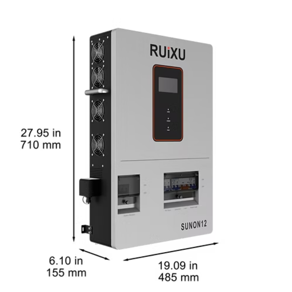 RUiXU SUNON12 12kW Single/Split-Phase Off-Grid Inverter | UL1741 Certified