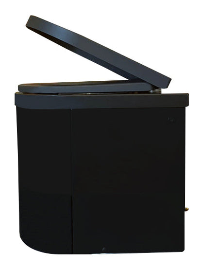 EcoJohn TinyJohn BLACK - Waterless Incinerating Toilet