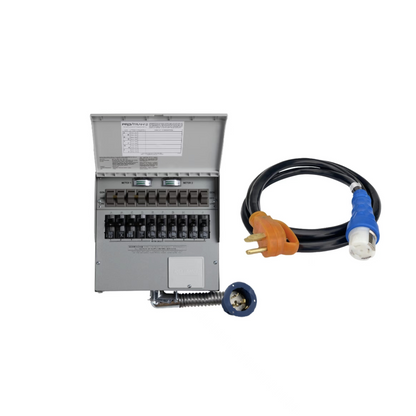 Anker Solix Home Backup Kit 10-Circuit Manual Transfer Switch(120V/240V, 50 Amp, For F3800